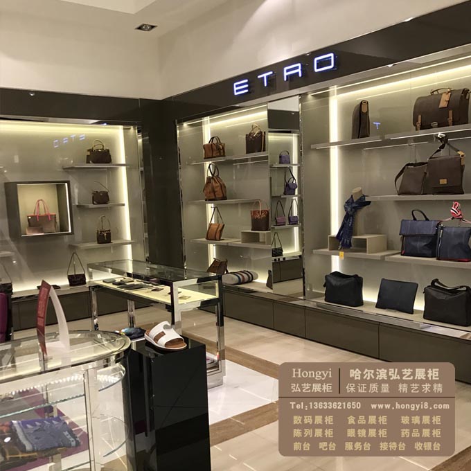 承接哈爾濱商場裝修工程商場店面展示柜