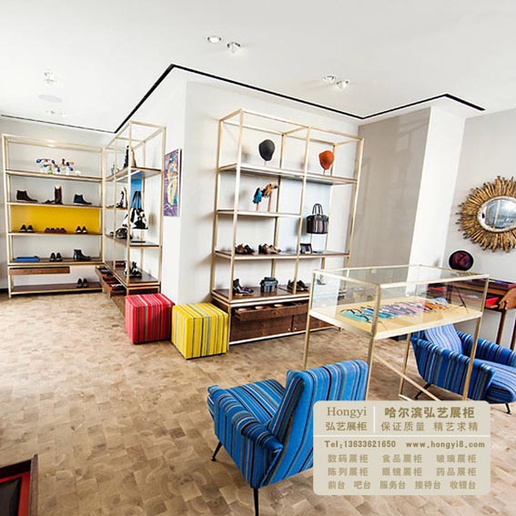 皮鞋陳列柜制作廠家