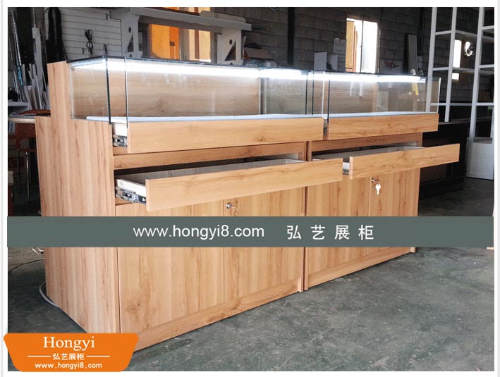 木示柜臺 陳列柜