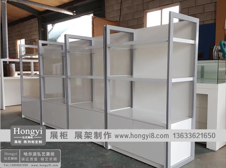 鐵木結(jié)構(gòu)產(chǎn)品展柜制作