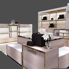 承接商場皮具展柜訂做