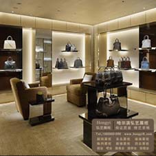 哈爾濱皮具箱包展柜定做