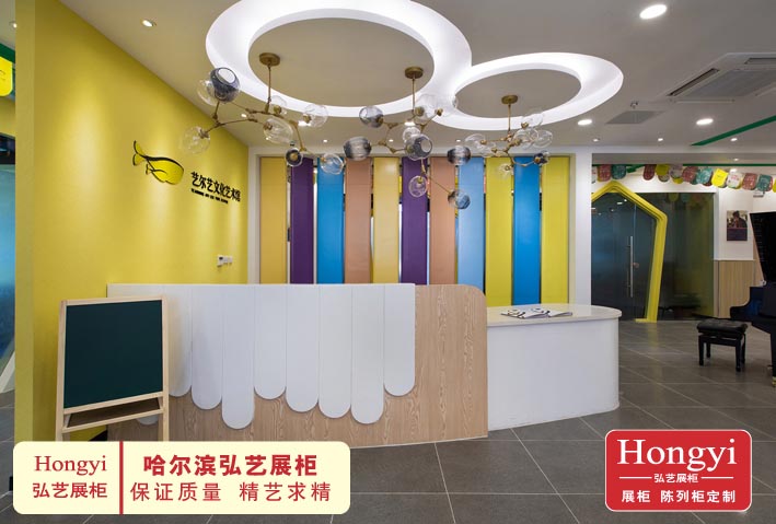 哈爾濱藝術學校吧臺定做